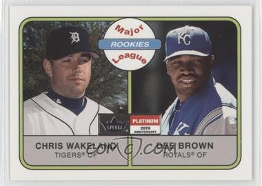 2001 Fleer Platinum - [Base] - Parallel Platinum #271 - Major League Rookies - Chris Wakeland, Dee Brown /21