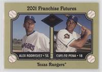 Franchise Futures - Alex Rodriguez, Carlos Pena #/201