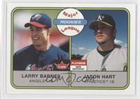 Major League Rookies - Larry Barnes, Jason Hart