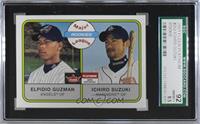 Major League Rookies - Elpidio Guzman, Ichiro Suzuki [SGC 92 NM/MT+&n…