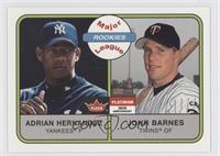 Major League Rookies - Adrian Hernandez, John Barnes
