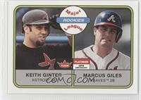 Major League Rookies - Keith Ginter, Marcus Giles