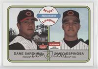 Major League Rookies - Dane Sardinha, David Espinosa