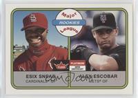 Major League Rookies - Esix Snead, Alex Escobar