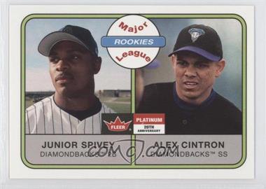 2001 Fleer Platinum - [Base] #272 - Major League Rookies - Junior Spivey, Alex Cintron