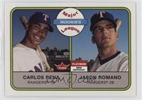 Major League Rookies - Carlos Pena, Jason Romano