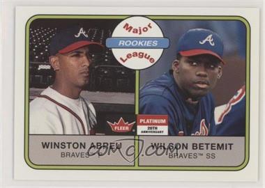 2001 Fleer Platinum - [Base] #275 - Major League Rookies - Winston Abreu, Wilson Betemit