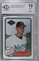 Josh Beckett [BCCG 10 Mint or Better]