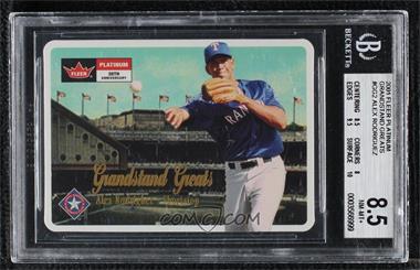 2001 Fleer Platinum - Grandstand Greats #2 GG - Alex Rodriguez [BGS 8.5 NM‑MT+]