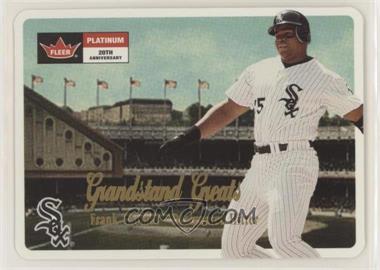 2001 Fleer Platinum - Grandstand Greats #20 GG - Frank Thomas