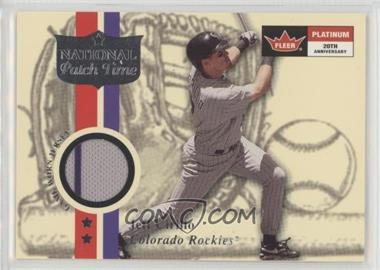 2001 Fleer Platinum - National Patch Time #_JECI - Jeff Cirillo (Series 1)