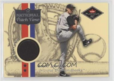 2001 Fleer Platinum - National Patch Time #_RAJO - Randy Johnson (Platinum RC)