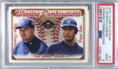 2001 Fleer Platinum - Winning Combinations #17 WC - Roger Clemens, Derek Jeter /250 [PSA 9 MINT]