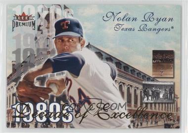 2001 Fleer Premium - Decade of Excellence #31 de - Nolan Ryan