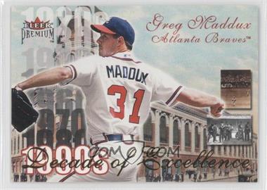 2001 Fleer Premium - Decade of Excellence #36 de - Greg Maddux