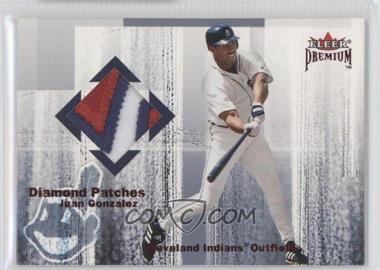 2001 Fleer Premium - Diamond Patches #_JUGO.1 - Juan Gonzalez /100