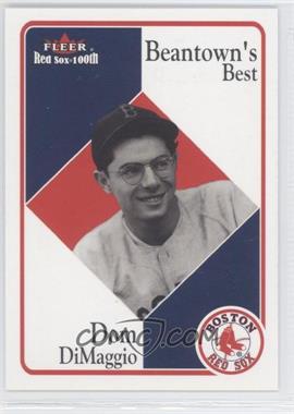 2001 Fleer Red Sox 100th - [Base] #80 - Dom DiMaggio