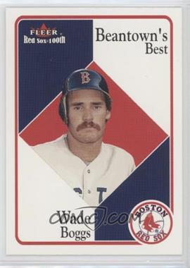 2001 Fleer Red Sox 100th - [Base] #81 - Wade Boggs