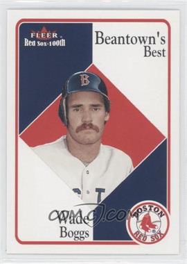 2001 Fleer Red Sox 100th - [Base] #81 - Wade Boggs