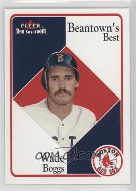 2001 Fleer Red Sox 100th - [Base] #81 - Wade Boggs