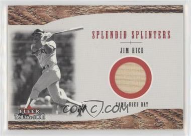 2001 Fleer Red Sox 100th - Splendid Splinters - Bats #_JIRI - Jim Rice