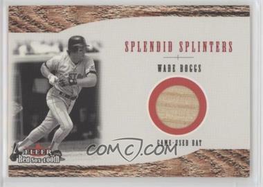 2001 Fleer Red Sox 100th - Splendid Splinters - Bats #_WABO - Wade Boggs