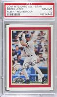 Derek Jeter (Red Border) [PSA 10 GEM MT]