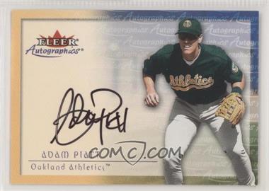 2001 Fleer Showcase - Autographics #_ADPI - Adam Piatt