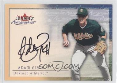 2001 Fleer Showcase - Autographics #_ADPI - Adam Piatt