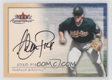 2001 Fleer Showcase - Autographics #_ADPI - Adam Piatt