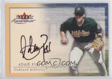 2001 Fleer Showcase - Autographics #_ADPI - Adam Piatt