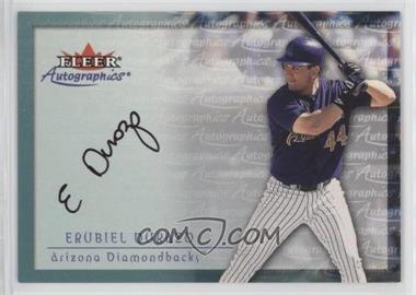 2001 Fleer Showcase - Autographics #_ERDU - Erubiel Durazo