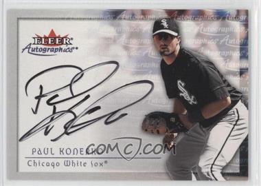 2001 Fleer Showcase - Autographics #_PAKO - Paul Konerko