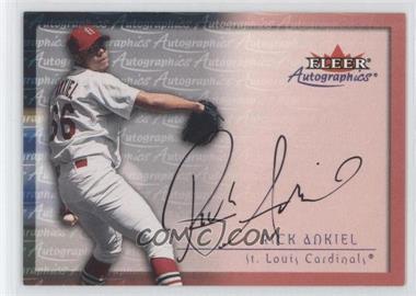 2001 Fleer Showcase - Autographics #_RIAN - Rick Ankiel