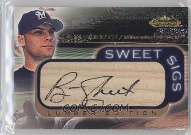 2001 Fleer Showcase - Sweet Sigs Lumber #_BESH - Ben Sheets