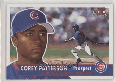 2001 Fleer Tradition - [Base] #380 - Corey Patterson