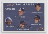 Chipper Jones, John Rocker, Rafael Furcal, Greg Maddux, Tom Glavine