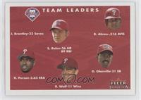 Robert Person, Scott Rolen, Bobby Abreu, Doug Glanville, Randy Wolf