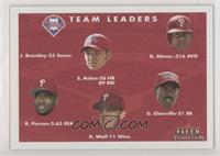 Robert Person, Scott Rolen, Bobby Abreu, Doug Glanville, Randy Wolf