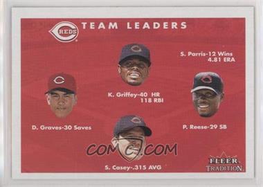 2001 Fleer Tradition - [Base] #427 - Danny Graves, Ken Griffey Jr., Pokey Reese, Sean Casey