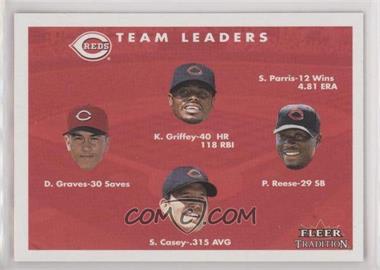 2001 Fleer Tradition - [Base] #427 - Danny Graves, Ken Griffey Jr., Pokey Reese, Sean Casey