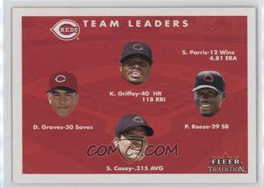 2001 Fleer Tradition - [Base] #427 - Danny Graves, Ken Griffey Jr., Pokey Reese, Sean Casey