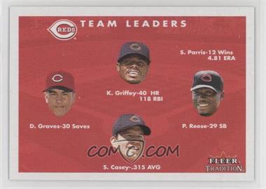 2001 Fleer Tradition - [Base] #427 - Danny Graves, Ken Griffey Jr., Pokey Reese, Sean Casey