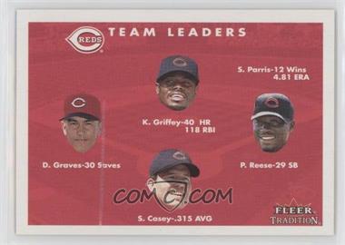 2001 Fleer Tradition - [Base] #427 - Danny Graves, Ken Griffey Jr., Pokey Reese, Sean Casey