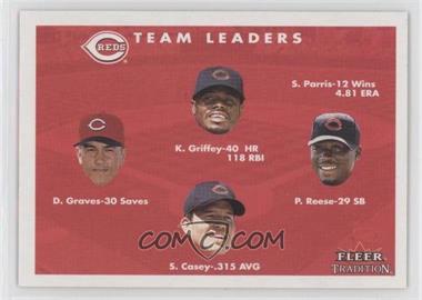 2001 Fleer Tradition - [Base] #427 - Danny Graves, Ken Griffey Jr., Pokey Reese, Sean Casey