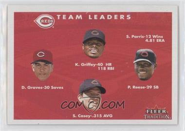 2001 Fleer Tradition - [Base] #427 - Danny Graves, Ken Griffey Jr., Pokey Reese, Sean Casey