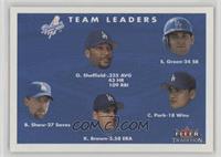 Gary Sheffield, Shawn Green, Jeff Shaw, Kevin Brown, Chan Ho Park