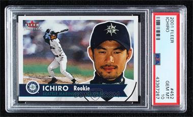 2001 Fleer Tradition - [Base] #452 - Ichiro Suzuki [PSA 10 GEM MT]