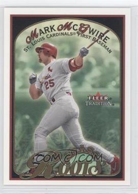 2001 Fleer Tradition - Grass Roots #15 GR - Mark McGwire