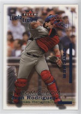 2001 Fleer Triple Crown - [Base] - Home Runs Blue #77 - Ivan Rodriguez /27